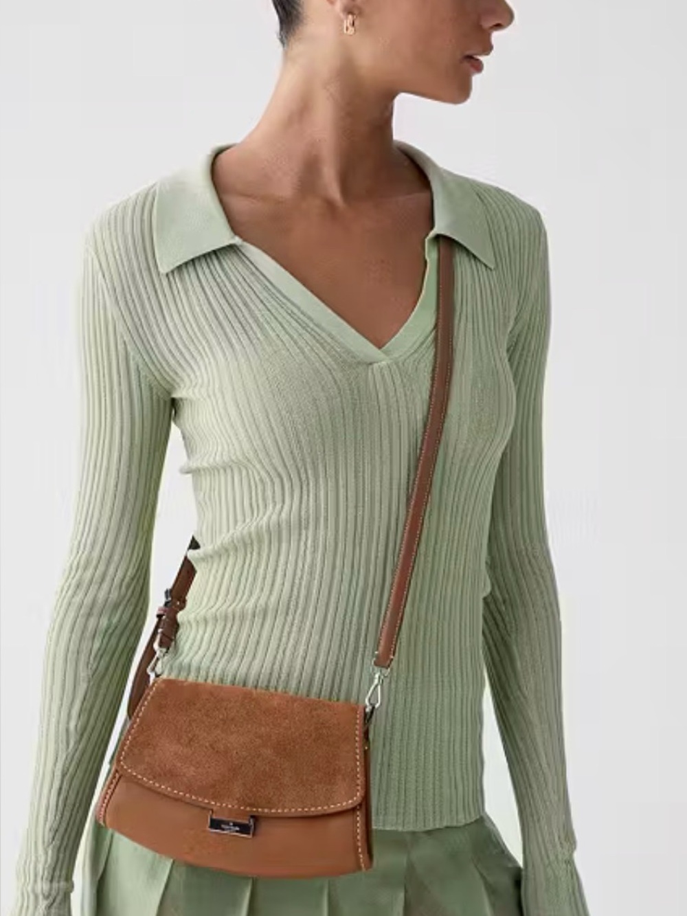•September Giveaway• Kate Spade Suede Mini Crossbody Bag MSRP $339 - Picture 2 of 5